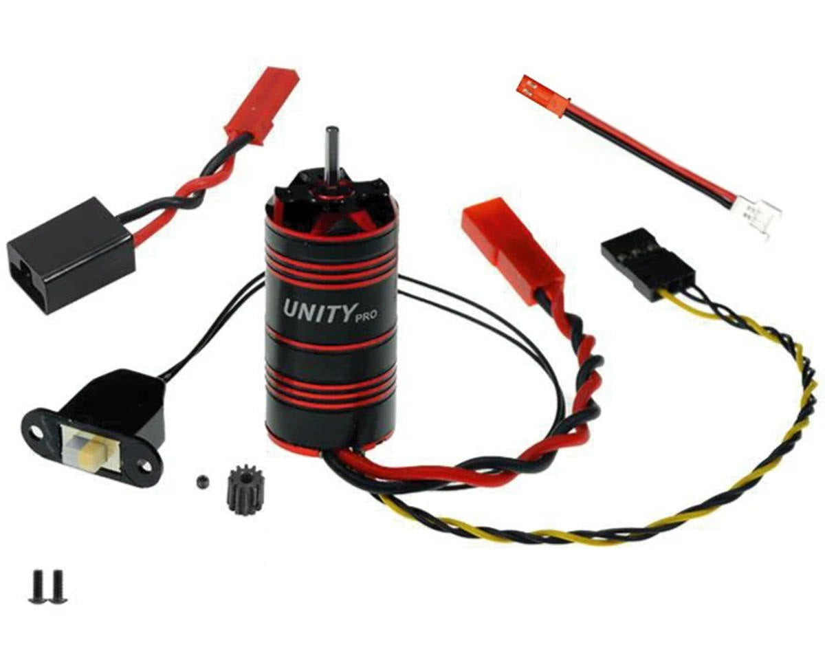 Unity Pro 2-in-1 Micro FOC Brushless ESC & 3500KV Motor Combo for 1/18 HobbyPlus CR-18 EVO-Pro (FRU2576)