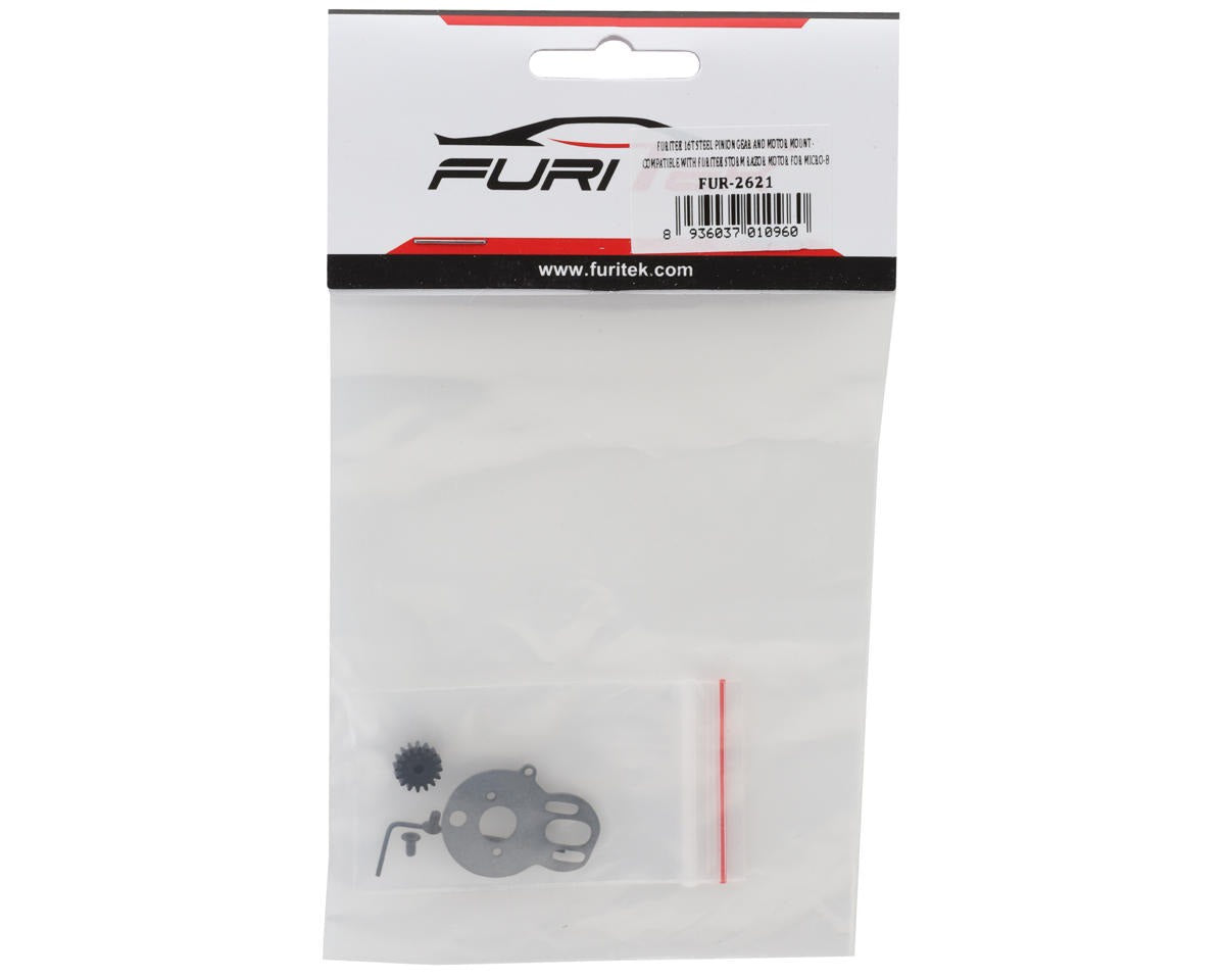 Aluminum Motor Mount with 16T Steel Pinion Gear for 1/24 Losi Micro-B (FRU2621)