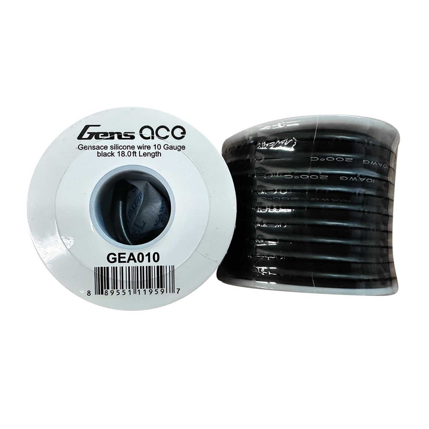 10 Gauge Black Silicone Wire 1 Ft