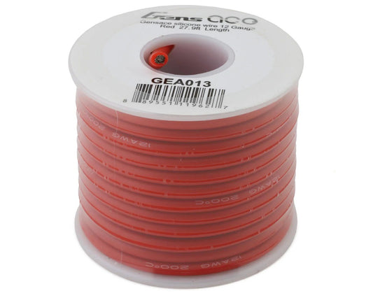 Gensace 12 Gauge Silicone Wire Red 27.9 ft (GEA013)