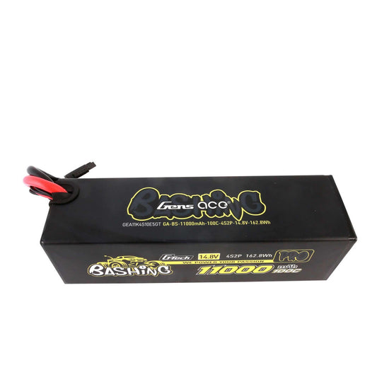 Gens Ace 4S2P 11000mah 14.8V 100C Bashing Pro G-Tech Lipo Battery W/ EC5