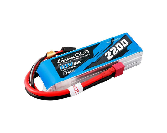 11.1V 2200mAh 60C G-Tech Smart LiPo Battery with Deans Connector (GEA223S60DGT)