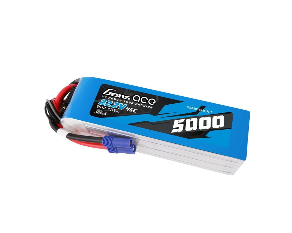 22.2V 5000mAh 6S 45C G-Tech Smart Lipo Battery (GEA506S45E5GT)