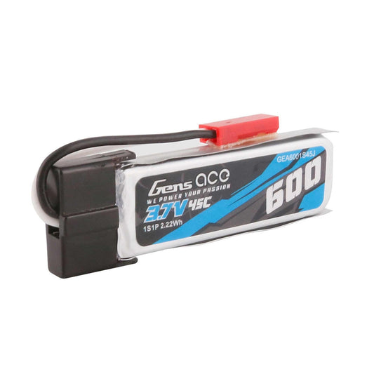 600MAH 3.7V 45C W/JST (GEA6001S45J)