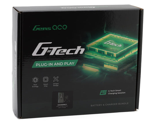 G-Tech 5000mAh 3S 60C Softpack Battery with iMars Mini Charger (GEA60W3S5060GT)