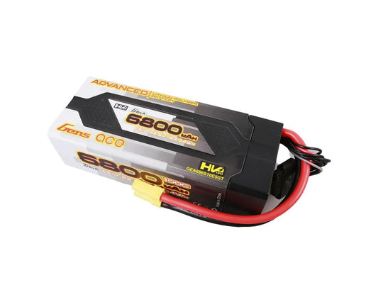 Gens Ace 6800mAh 6S 100C 22.8V HardCase G-Tech Advanced Lipo Battery #61 W/ EC5 Plug