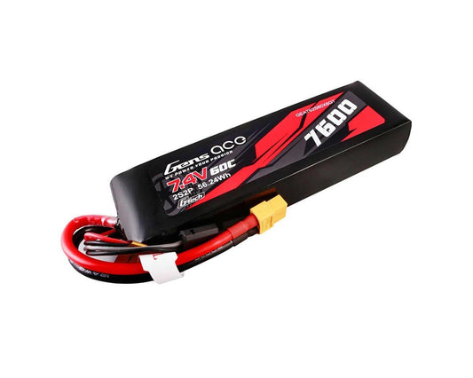 G-TECH 7600MAH 7.4V 60C W/XT60 (GEA762S60X6GT)