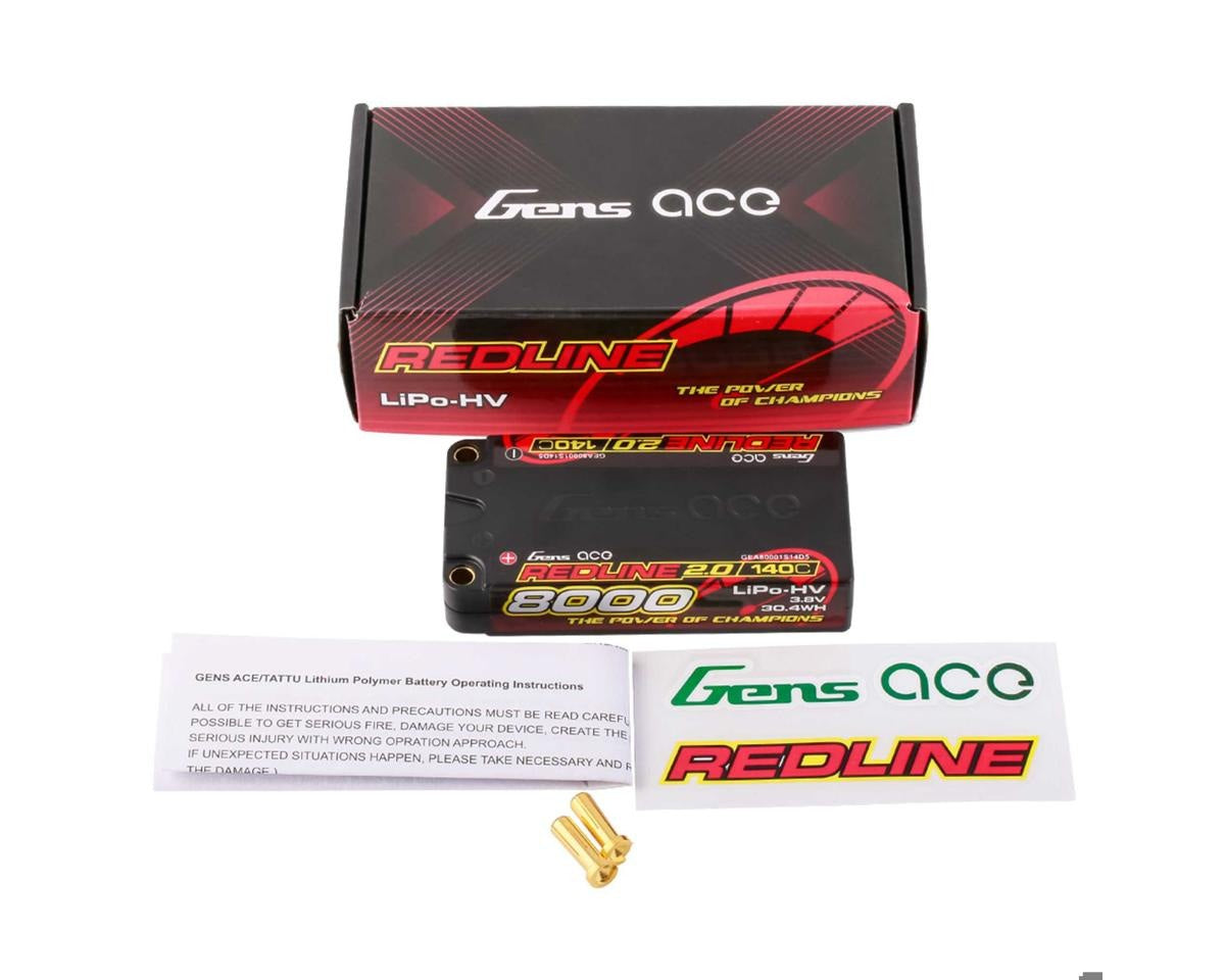 3.8V 8000mAh 1S 140C Shorty LiHV Battery (GEA80001S14D5)
