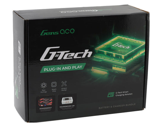 G-Tech 2 Batteries Bundle with D300 Charger (GEAD300533S60GT)