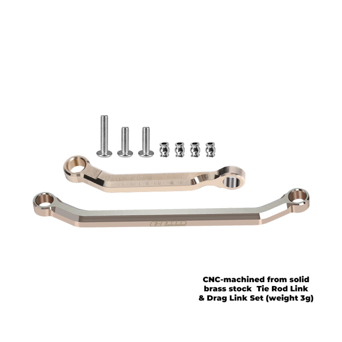 Brass Steering Link Set for SCX30 (GPMSCX30/162X-OC)