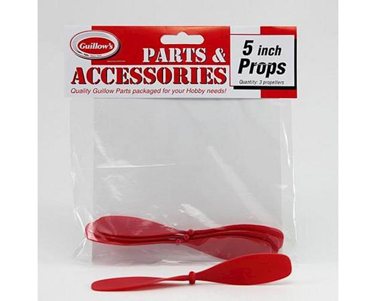 5 Inch Plastic Propellers Package of 3 (GUI117)