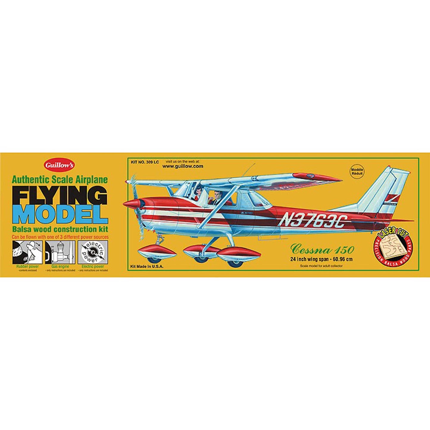 Cessna 150 Laser Cut (GUI309LC)