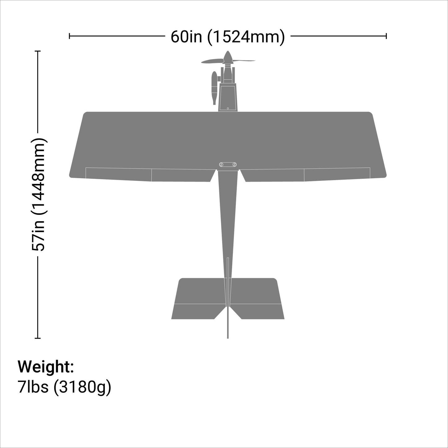 Ultra Stick 10cc ARF 60 inch RC Airplane (HAN2345)