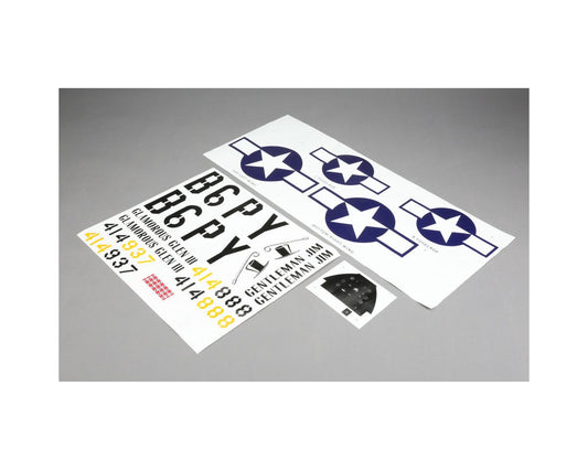 Decal Sheet for P-51D 60cc Model (HAN477017)