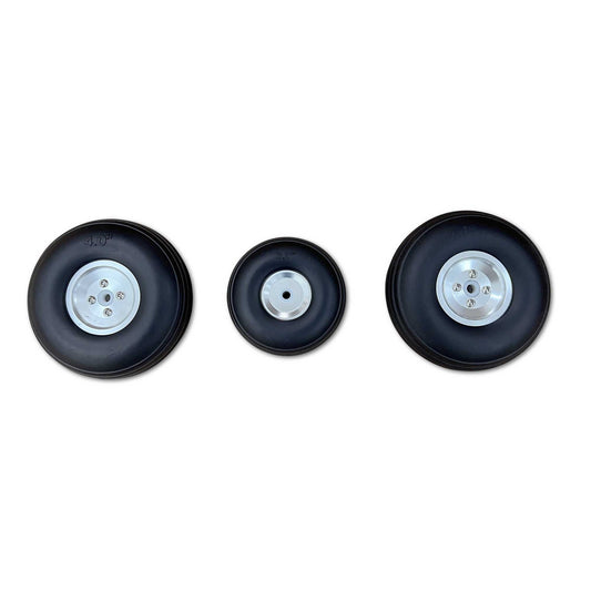 Aluminum Hub Wheel Set for Hangar 9 OV-10 Bronco 20cc (HAN505532)