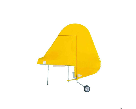 Fin and Rudder Assembly for J-3 Cub 10cc PNP Model (HAN517505)