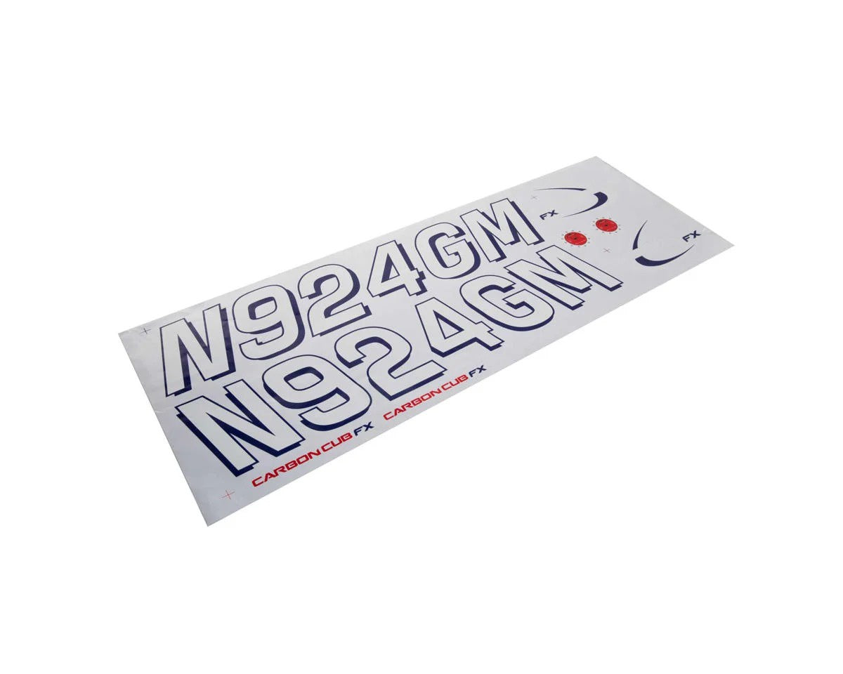 Decal Sheet for Carbon Cub FX-3 100-200cc (HAN528021)
