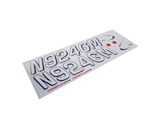 Decal Sheet for Carbon Cub FX-3 100-200cc (HAN528021)