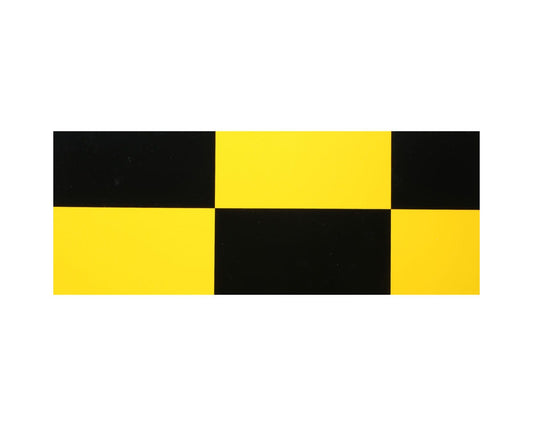 ULTRACOTE 2" SQUARES YELLOW/BLK (HANU943)