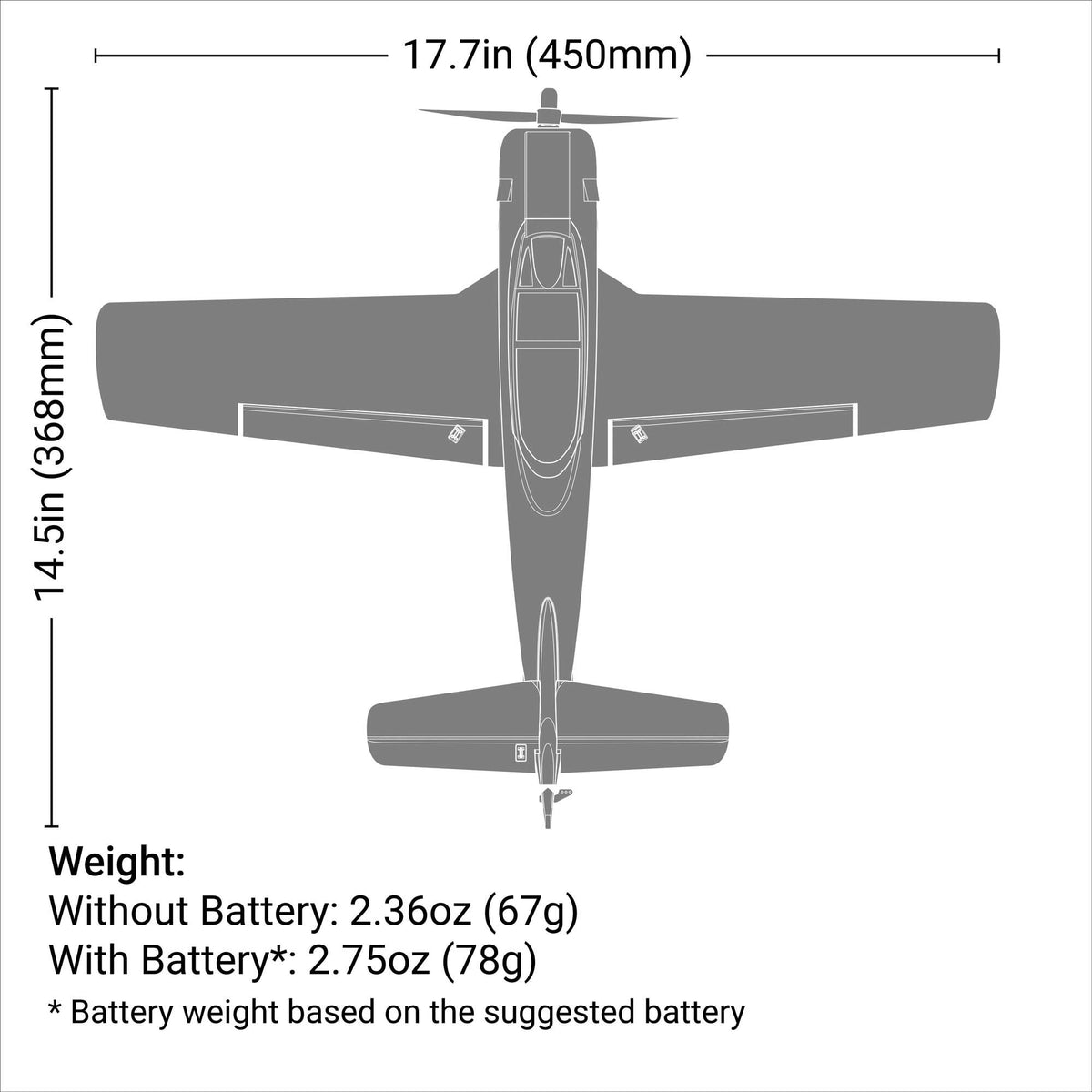 T-28 Trojan 450mm RTF with SAFE_13