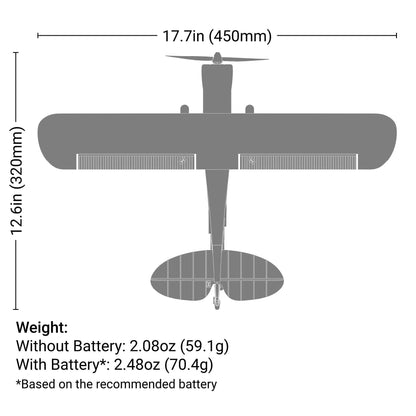 XCub 450mm RTF (HBZ-1250)