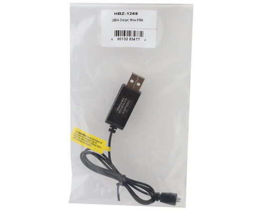 USB-A Charger with Molex 51006 Connector (HBZ-1268)