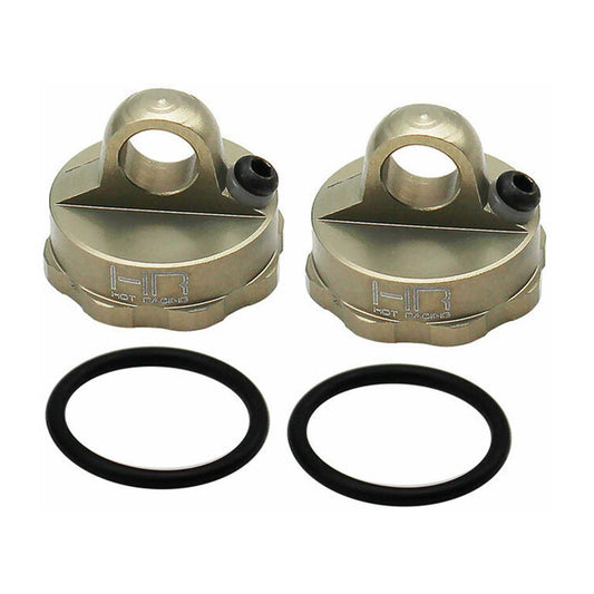 7075 13mm Bleeder Shock Caps for Team Associated Shocks (HRAAB7156C)