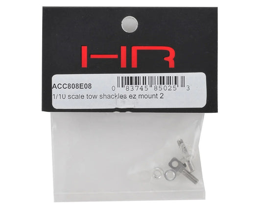 1/10 Scale Tow Shackles EZ Mount (2) (HRAACC808E08)