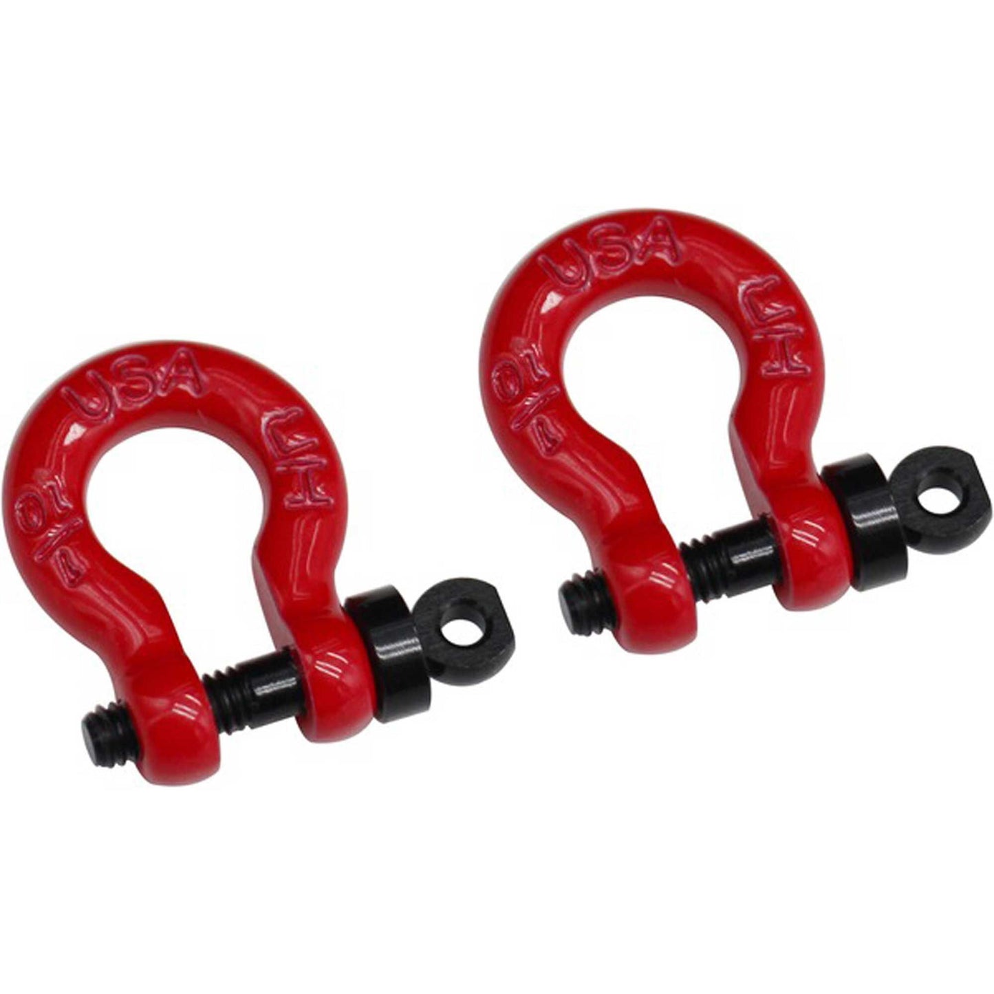 1/10 Scale Red Tow Shackle D-Rings for Redcat Gen8 (HRAACC808W02)