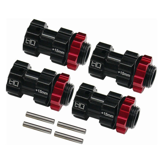Aluminum 17mm Hex Hubs 15mm Offset for Arrma 6S BLX Vehicles (HRAAON117X15)