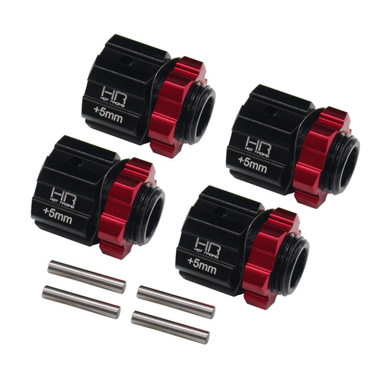 Aluminum 17mm Hex Hubs 5mm Offset for ARRMA 6S BLX (HRAAON117X5)