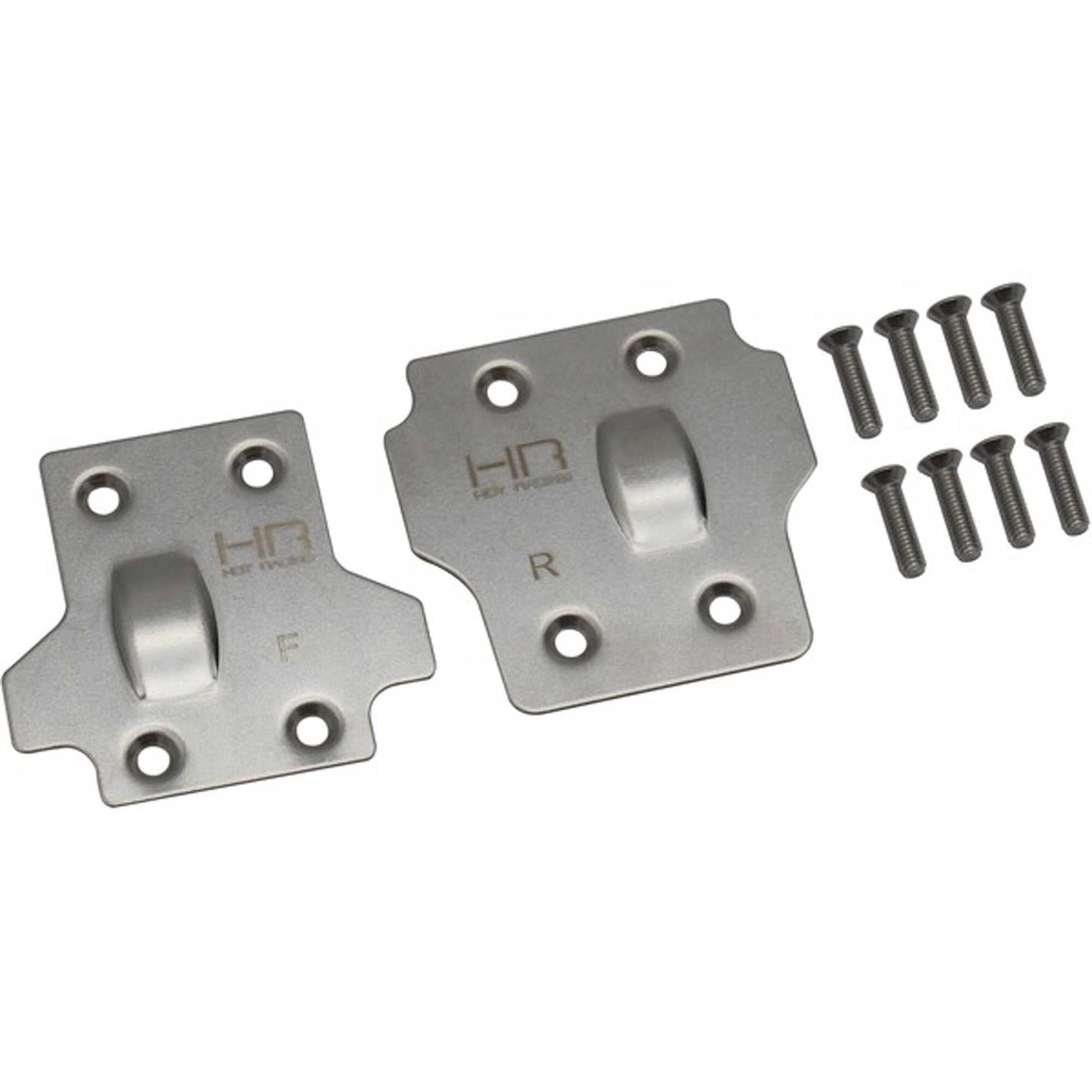 Stainless Steel Front and Rear Skid Plate Set Arrma 6S (HRAAON331M08)_1