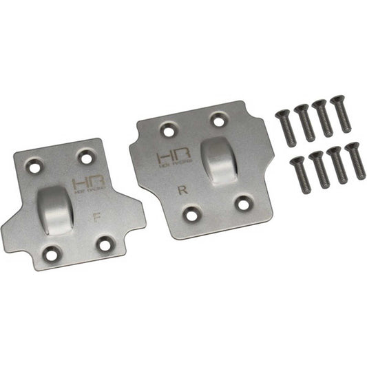 Stainless Steel Front and Rear Skid Plate Set Arrma 6S (HRAAON331M08)_1