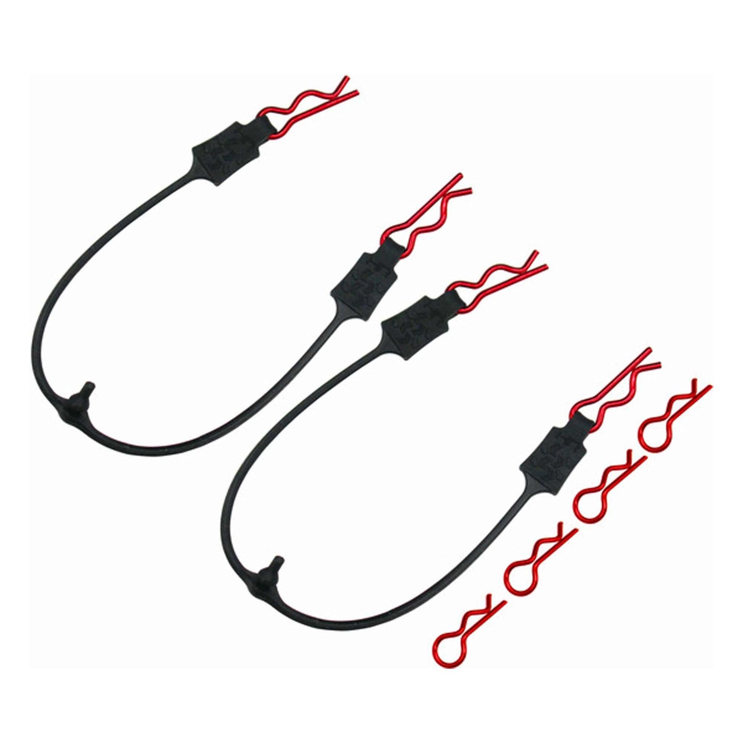 1/8 - 1/10 Rubber Leash Body Pin Red (HRABWP123ET02)