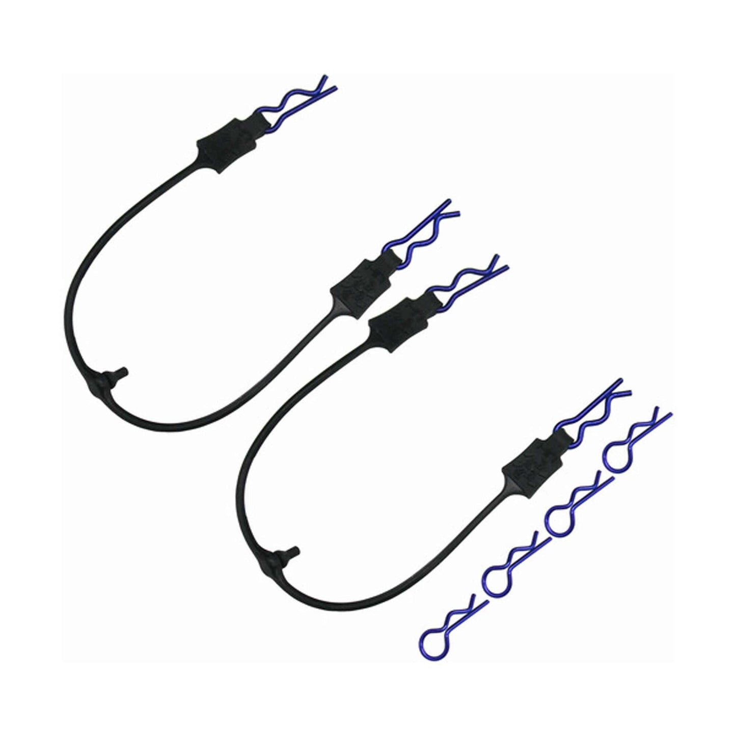 1/8 to 1/10 Rubber Leash Body Pin (Blue) (HRABWP123ET06)