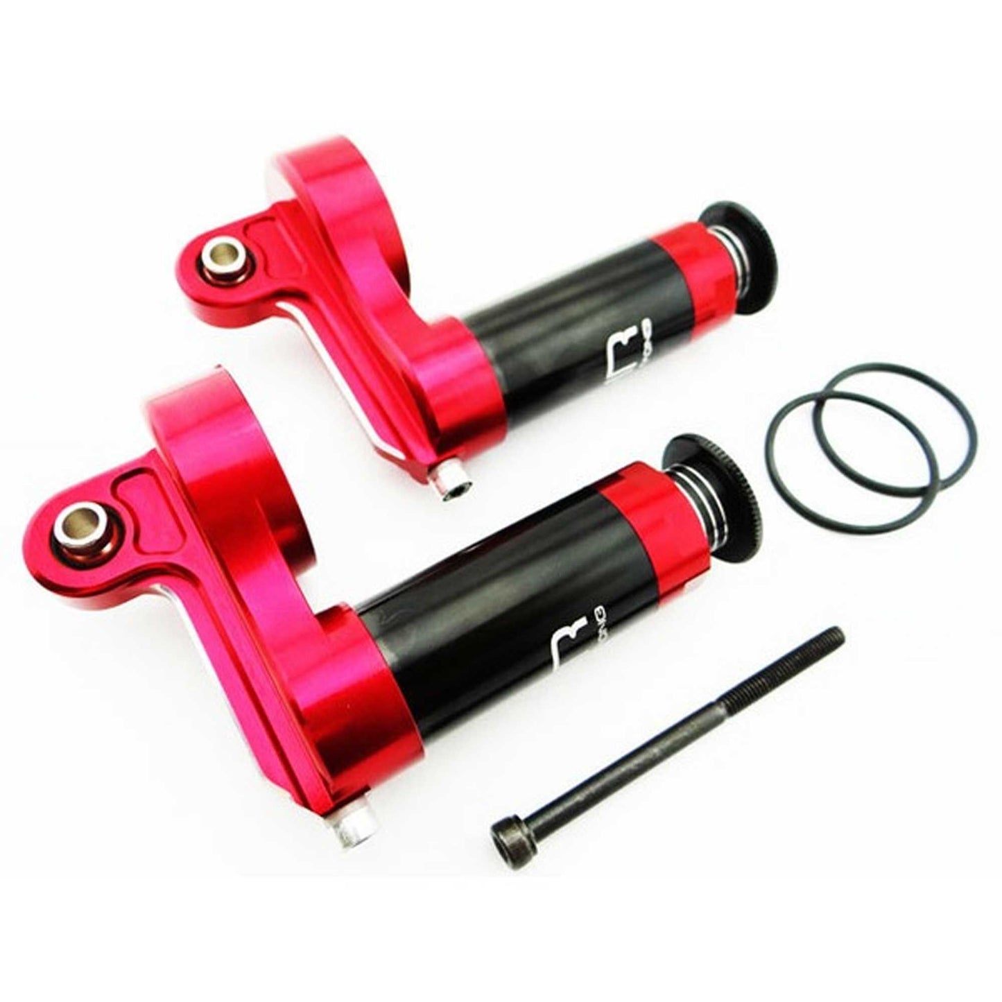 Red Aluminum Reservoir Shock Upgrade Kit for Losi DBXL (2) (HRADBL156R02)
