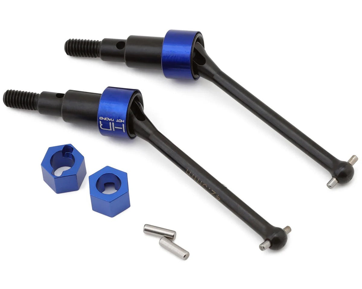 Front Steel CVD Axle Set for Arrma Grom and Losi Nascar Vehicles (HRAGRM288NCF)