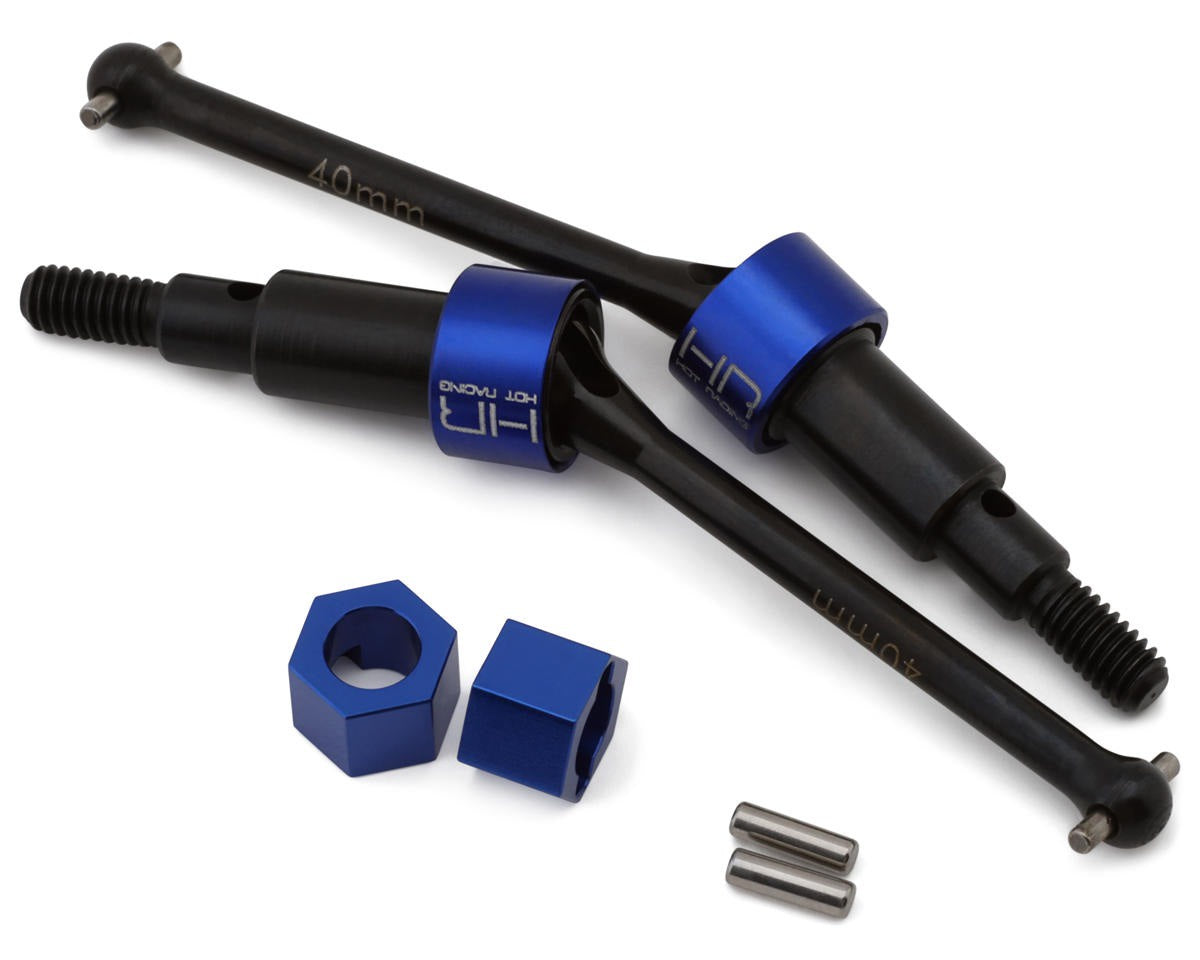 Rear Steel CVD Axle Set for Arrma Grom and Losi Nascar Vehicles (HRAGRM288NCR)