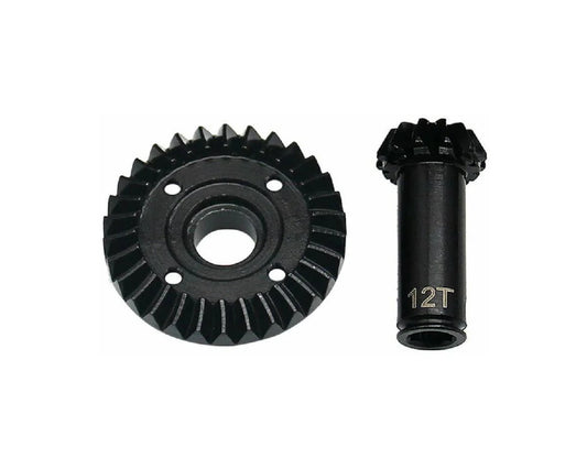 30/12T Steel Helical Front Diff Ring/Pinion Grom