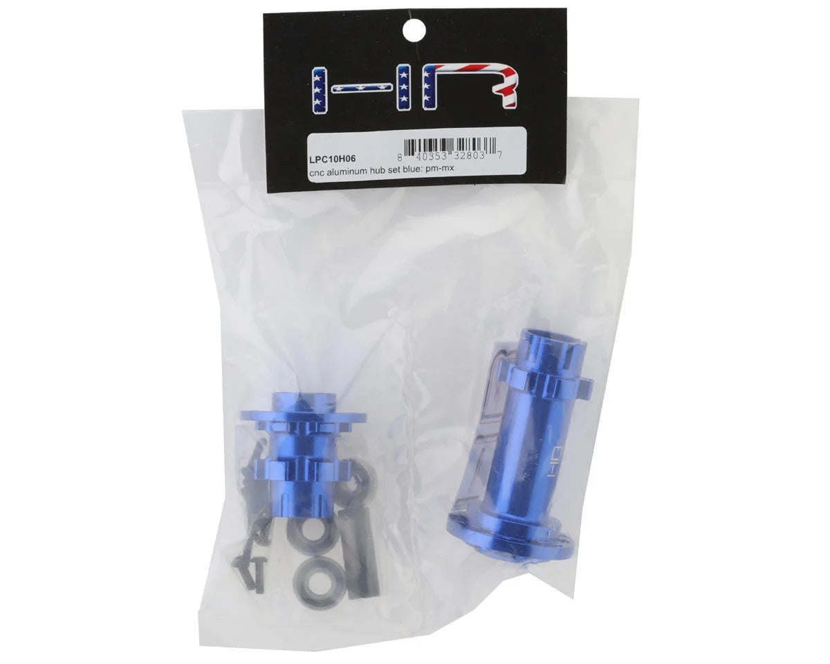CNC Aluminum Hub Set Blue for Losi Promoto-MX (HRALPC10H06)