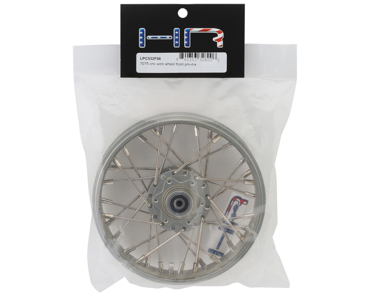 7075 CNC Wire Spoke Front Wheel for Losi Promoto-MX (HRALPC532F08)