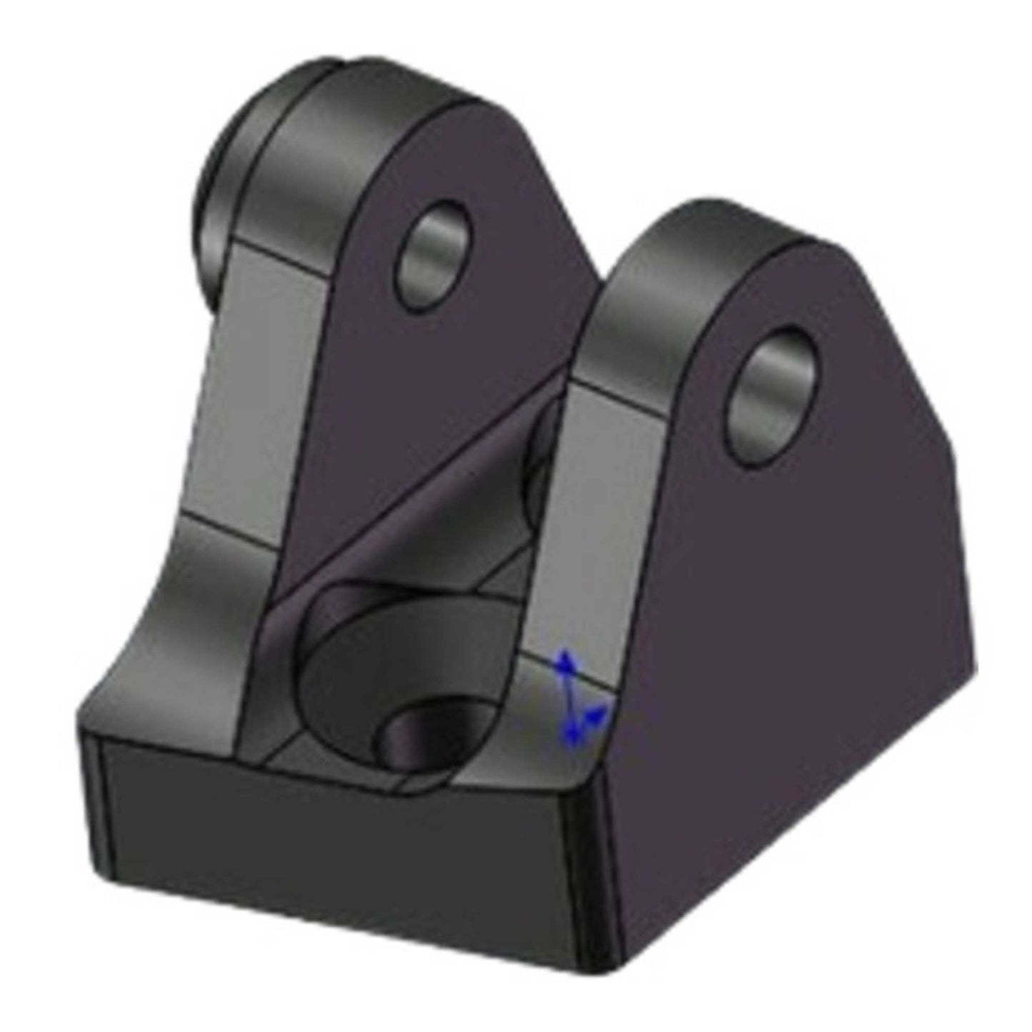 Aluminum Lower Link Mount for Losi Mini LMT (HRAMMJ12R01)