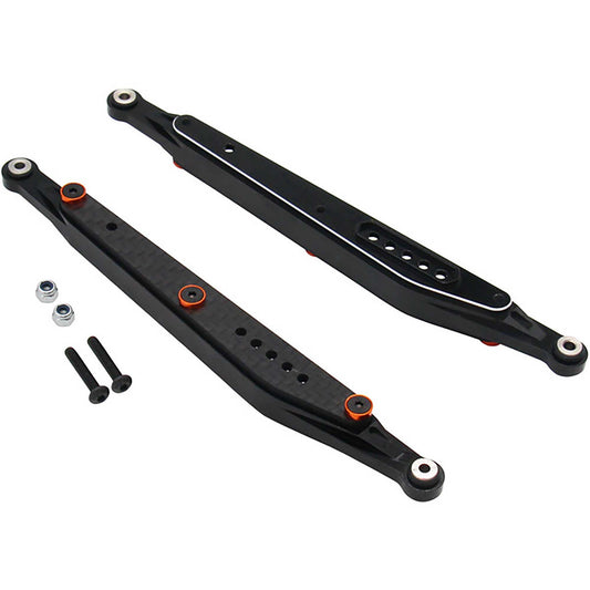 Aluminum and Carbon Fiber Link Set for AXIAL RBX10 RYFT (HRARBA56L01)