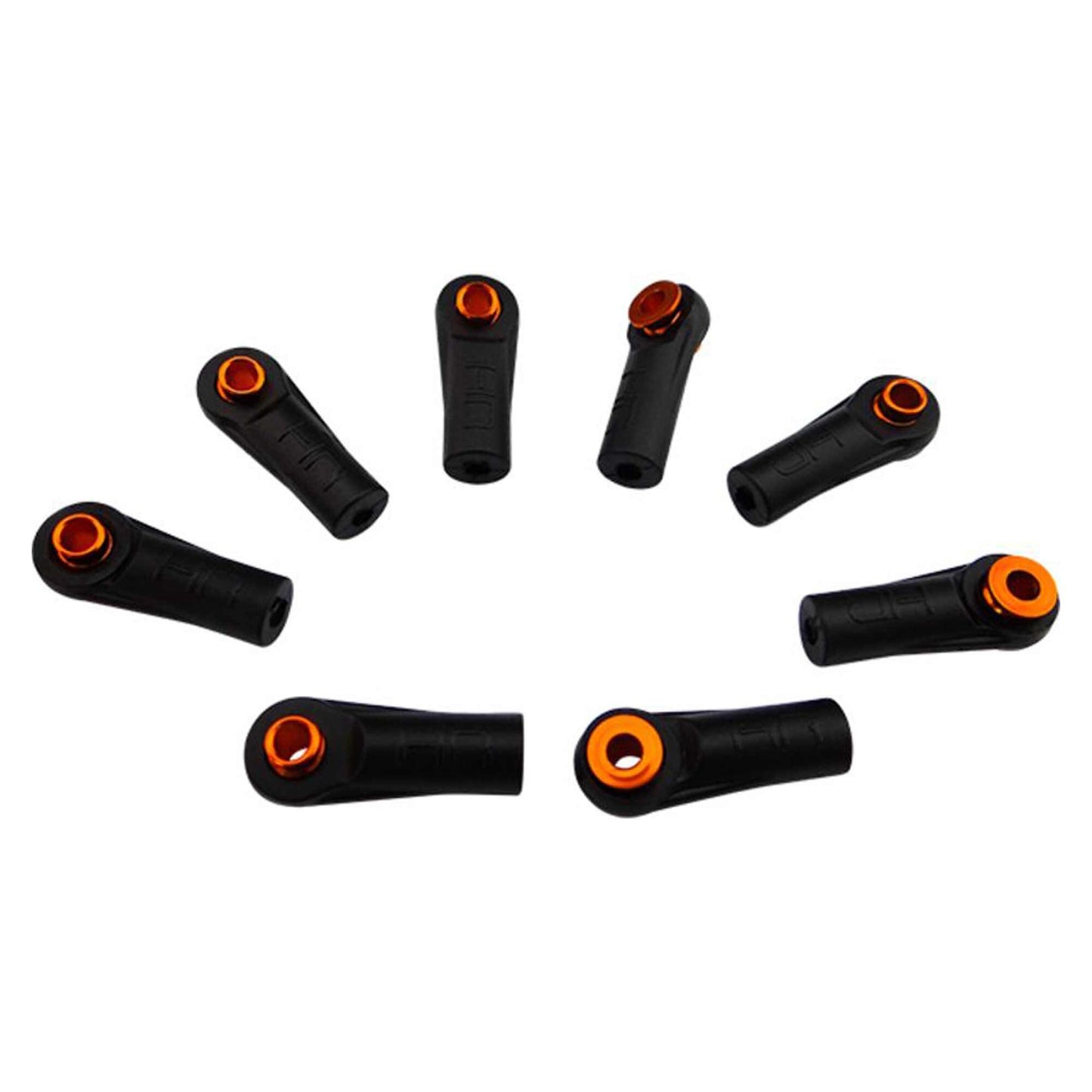 Straight Rod End Cups with 5.8mm Balls Orange (8) (HRARCS160A03)