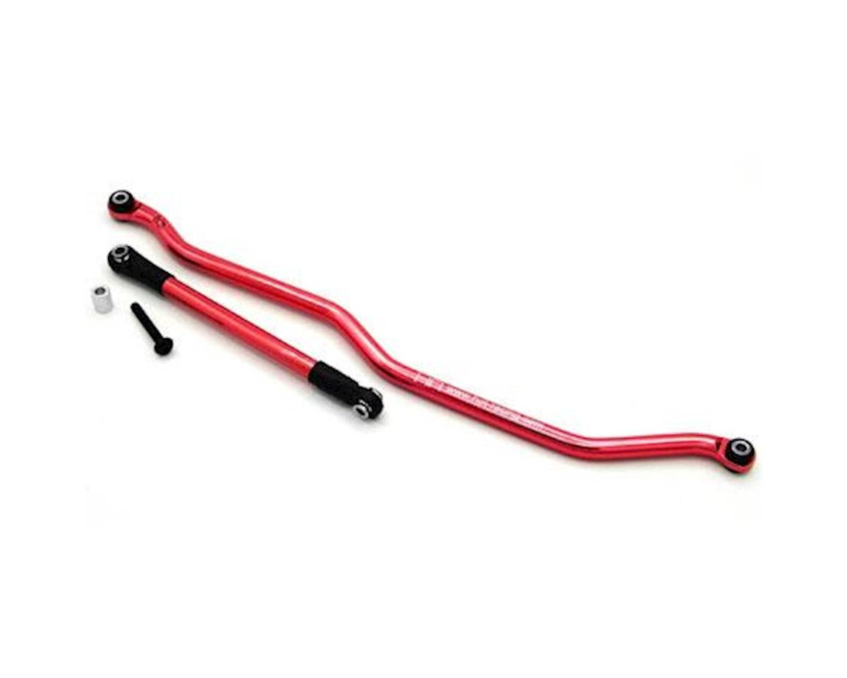 Red Aluminum Fix Link Steering Rod for Wraith and Deadbolt (HRARCS49E02)