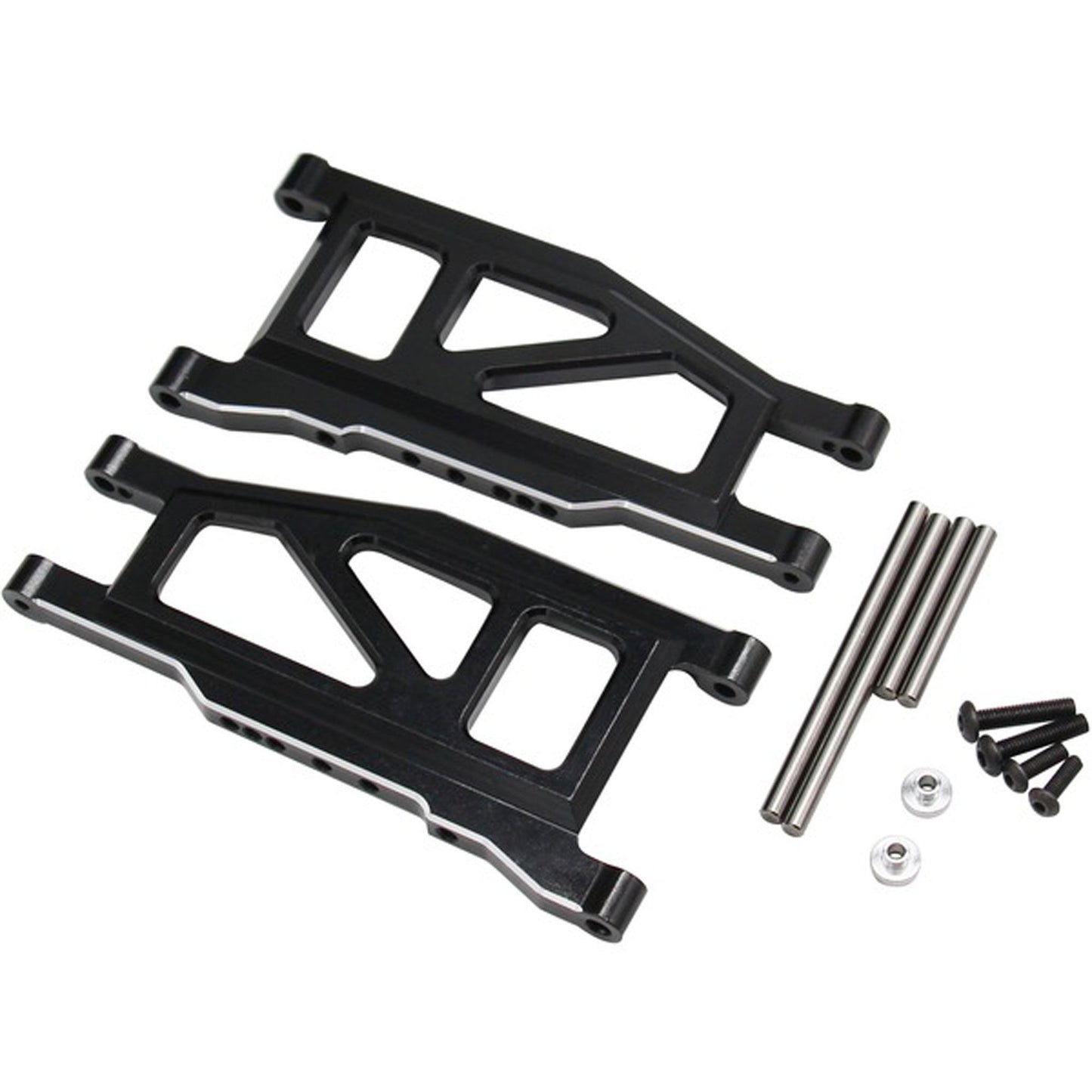 Aluminum Lower Arms for Traxxas Rustler 4x4 (HRARUF5501)