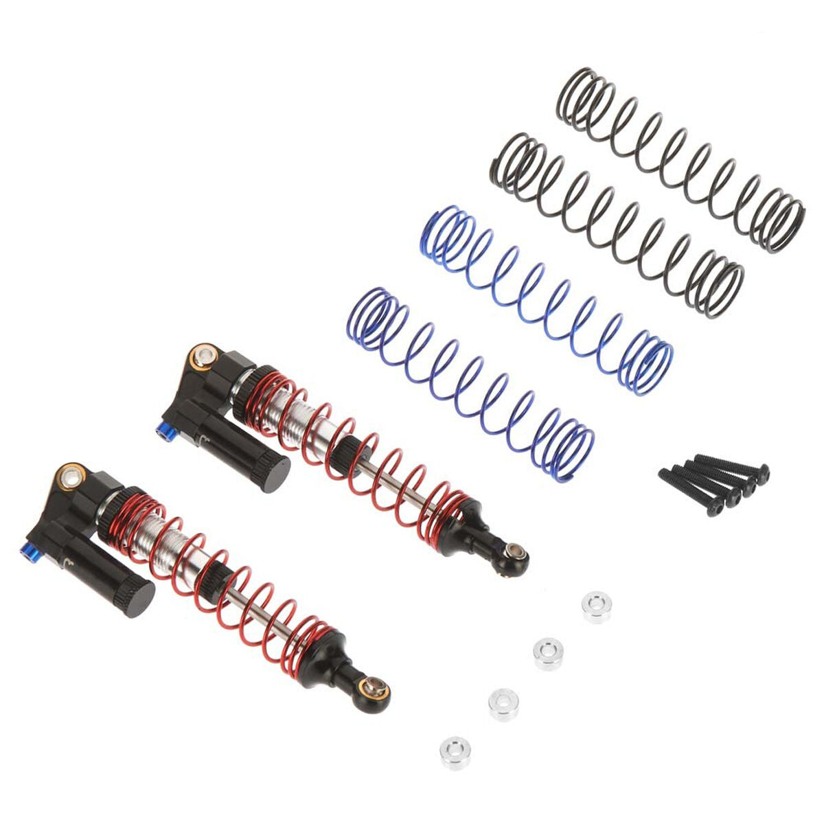 Piggyback Adjustable Rebound Shock 61-90mm for SCX10 (HRASCX90CX01)