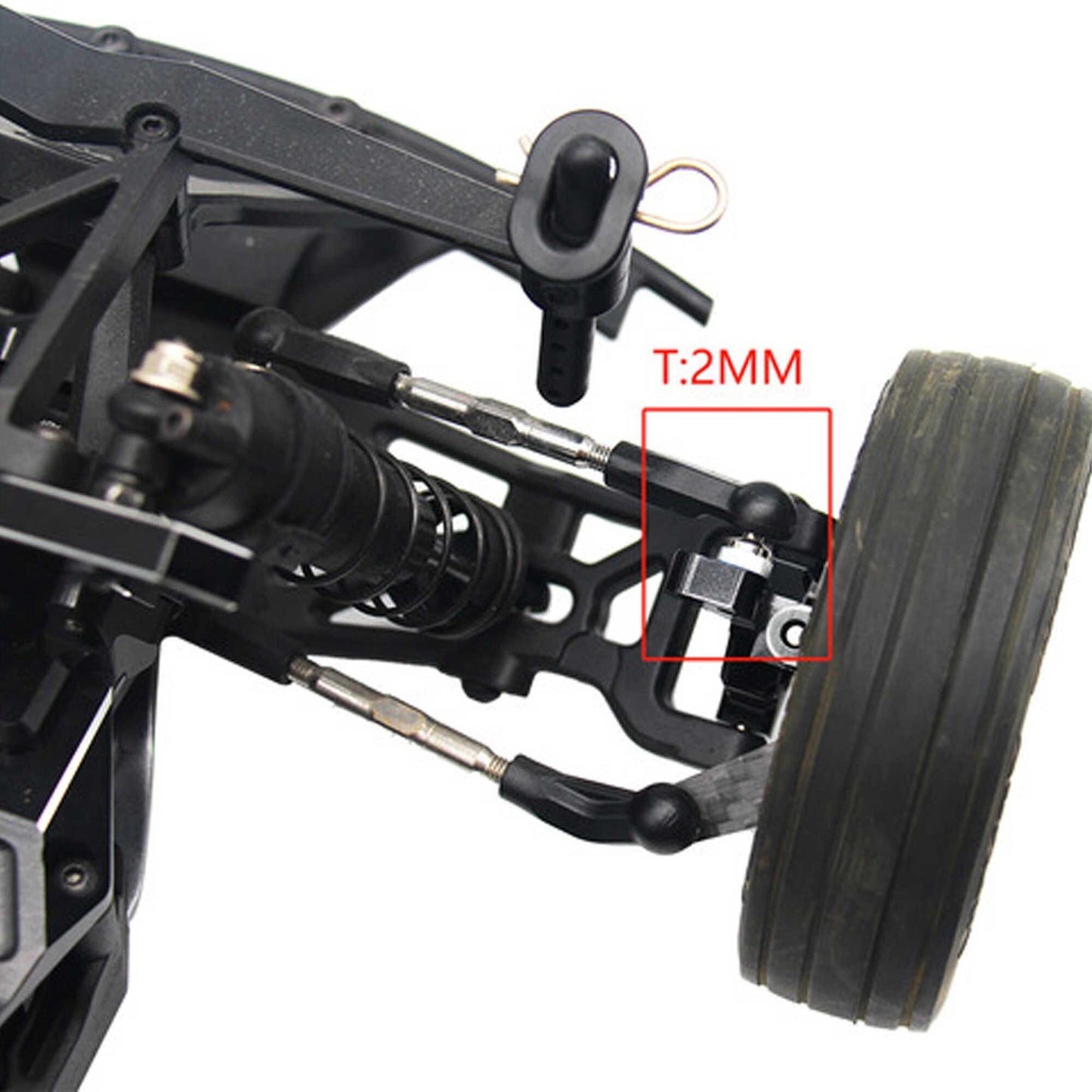 7.8x3mm Aluminum Bulkhead Washers Set of 30 (HRASPC3078A)