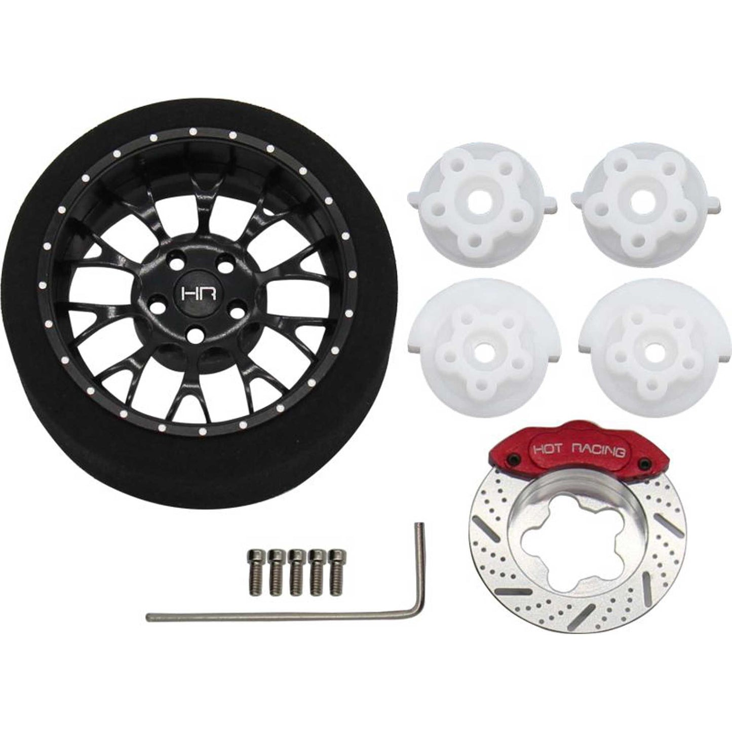 Black 10-Y Spoke BBS Aluminum Steering Transmitter Wheel (HRASW38001)