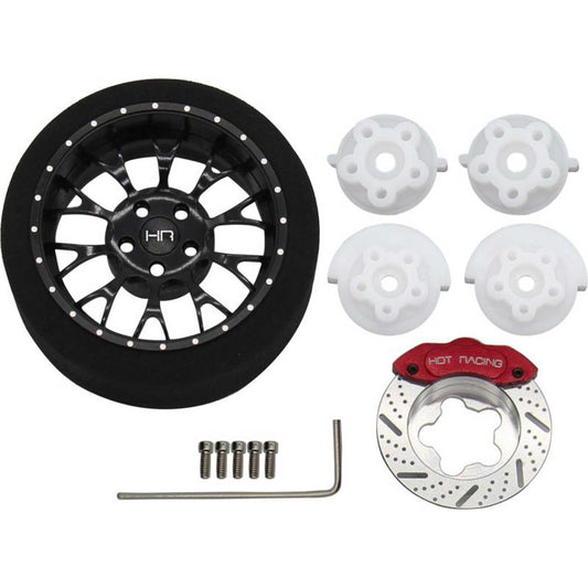 Black 10-Y Spoke BBS Aluminum Steering Transmitter Wheel (HRASW38001)